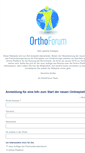 Mobile Screenshot of orthoforum.de